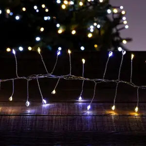 Guirlande lumineuse extérieur 800 LED blanc froid/chaud 10m Feeric lights & christmas pas cher