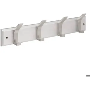 5five - patère ziny 4 têtes l45cm gris pas cher