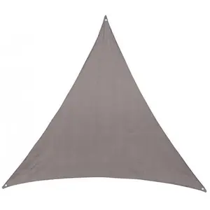 Toile solaire triangle Anori - 400 x 400 x 400 cm - Polyester - Taupe pas cher