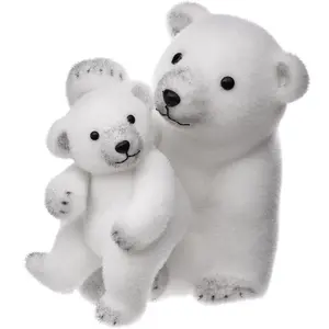 Anders Décoration Polyfoam 2 Ours Debout - Atmosphera createur d'interieur pas cher