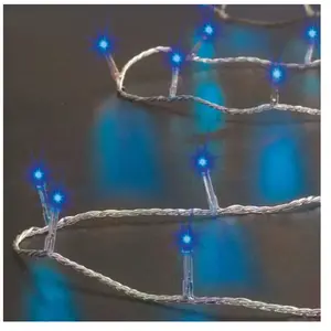 ATMOSPHERA Guirlande de Noël Lumineuse "Timer" 30m Bleu pas cher