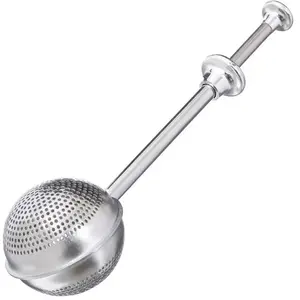 Secret de Gourmet - Boule à thé à piston Acier pas cher