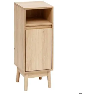 Meuble de salle de bain Abana 1 porte bois clair - 5 five simply smart - Beige pas cher