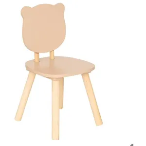 Atmosphera Kids Teddybeer kinderstoel - 26x26x49cm - Beige