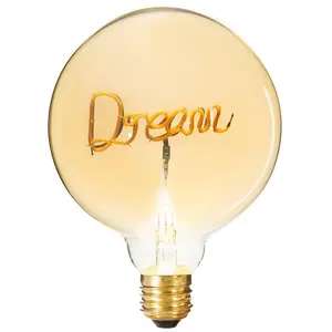 Ampoule led Dream ambre Dream,D13cm E27 Atmosphera Créateur D'intérieur pas cher