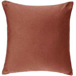 Coussin déhoussable coton rose terracotta 38x38cm Atmosphera Créateur D'intérieurVendu parcdiscount