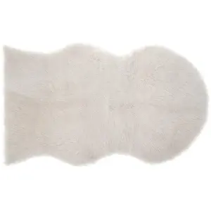 Tapis "Oslo" ivoire 90x150 cm - Ivoire - Atmosphera createur d'interieur pas cher