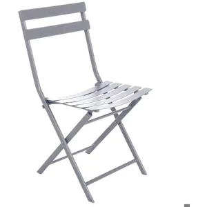 Hesperide Chaise De Jardin Pliable En Métal Greensboro - Gris Quartz pas cher