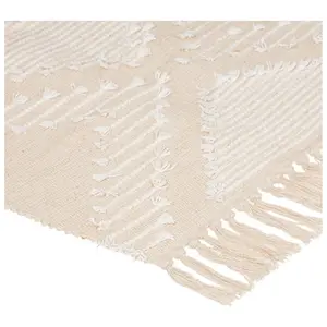 Tapis Sabbia coton 60x90cm Atmosphera Créateur D'intérieur pas cher