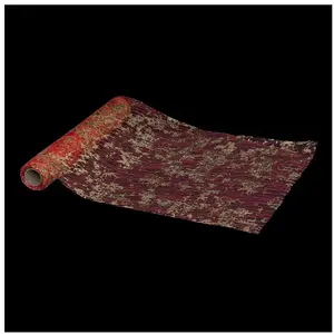 ATMOSPHERA Chemin de Table "Colorama" 28x500cm Rouge pas cher