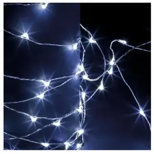 Fééric Lights and Christmas - Guirlande de Noël Solaire Coper 10m Blan... pas cher