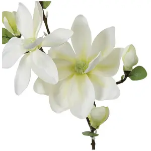 Tige de magnolia artificiel blanc H83cm Atmosphera Créateur D'intérieurVendu parcdiscount