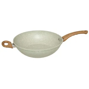 5five - wok 32cm en aluminium forgé pas cher
