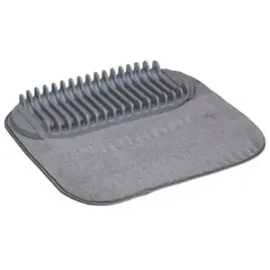 5five - egouttoir à vaisselle tapis 16 couverts gris pas cher