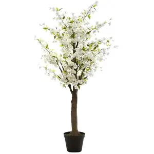Cerisier blanc artificiel blanc H200cm Atmosphera Créateur D'intérieur pas cher