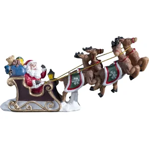 FEERIC LIGHT & CHRISTMAS Figurine Traineau du Père Noël pas cher