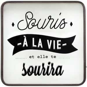 Boîte lumineuse carrée 25x25 Atmosphera Créateur D'intérieur pas cher