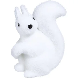 JJA - Witte eekhoorn decoratie 12 cm pas cher