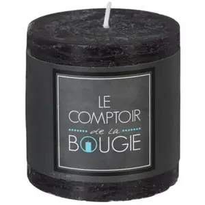 Atmosphera Créateur D'intérieur - Bougie rustique noir 220g pas cher