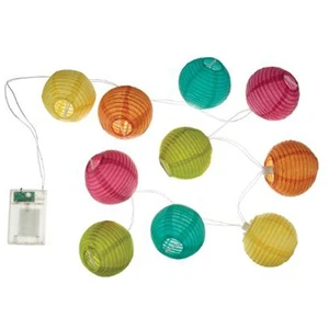 Guirlande led 10 Boules Multicolore Atmosphera Créateur D'intérieur pas cher