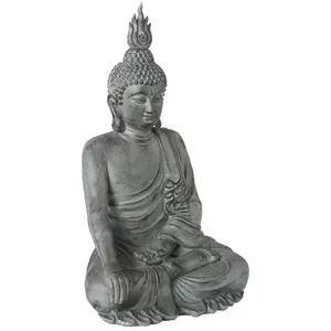 Atmosphera NO NAME Bouddha assis H 106cm / MAXI pas cher