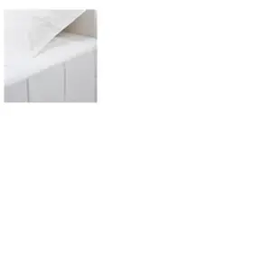 MAISON FUTEE Drap plat 1 personne 180x290 cm 100% Coton - Blanc pas cher