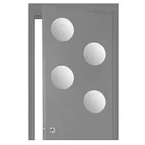 Lot de 4 miroirs adhésifs ronds 20X20 Atmosphera Créateur D'intérieurVendu parrakuten