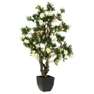 Azalée artificielle H81 cm - Blanc - Atmosphera createur d'interieur