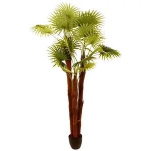 Palmier artificiel H180 cm - Vert - Atmosphera createur d'interieurVendu parcdiscount