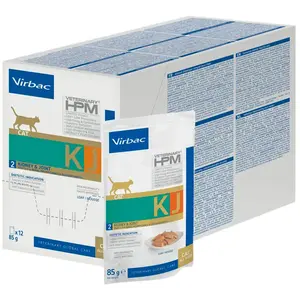 Virbac Veterinary HPM Cat KJ2 Kidney & Joint | 12 x 85 g pas cher