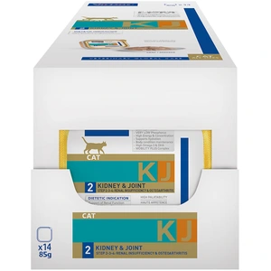 14x 85g Virbac Veterinary Cat Kidney & Joint KJ2 Katzenfutter nass pas cher