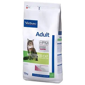 Comparateur de prix : 12kg Cat Adult Neutered Virbac Veterinary HPM - Croquettes pour chat