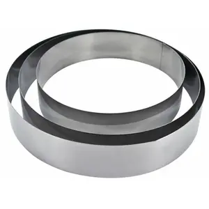 LILY COOK KP5350 Cadre Pâtissier rond Inox Argent - 3 Pcs : diam 26 cm; diam 23 cm; diam 20,5 cm pas cher