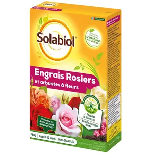 SOLABIOL - Engrais Rosiers Et Arbustes À Fleurs Etui 750 G