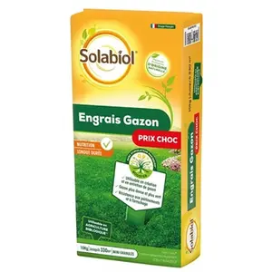 SOLABIOL - Engrais Gazon Longue Durée - Offre Choc Sac 10 Kg