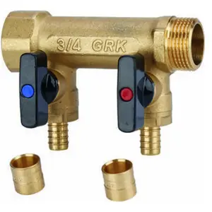 Collecteur avec vannes PER à glissement - GRK - M-F - 3-4' - Ø 12 mm -... pas cher