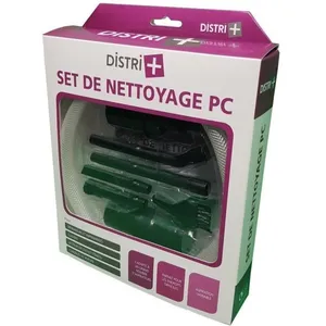 DISTRI+ Kit d'accessoires pour aspirateurs pour nettoyage de précision : machine à coudre, surjeteuse, ordinateur, clavier... pas cher