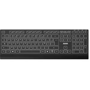 Clavier rétroéclairé rechargeable USB-C Bluetooth sans fil Azerty Port... pas cher