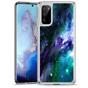 STICARZ Coque pour Samsung Galaxy S21 FE - Galaxie Bleu pas cher