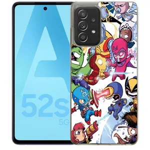 STICARZ Coque pour Samsung Galaxy A52s - Cute Marvel Heroes pas cher