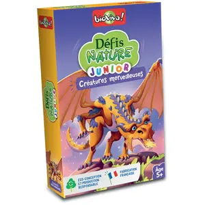 Jeu pour découvrir la nature Bioviva Défis Nature Junior Créatures merveilleuses pas cher