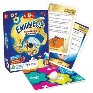 Jeu pour découvrir la nature Bioviva Enigmes Records de la Nature pas cher