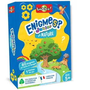 Jeu de cartes Bioviva Enigmes junior Nature pas cher