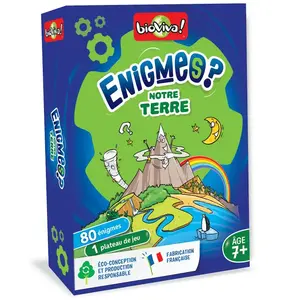 Jeu d'énigmes Bioviva Les Enigmes Notre Terre pas cher