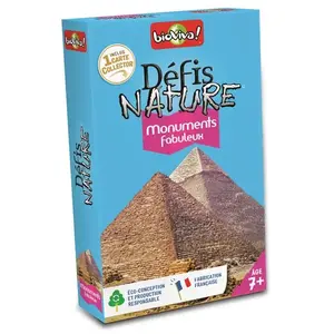 Bioviva - Défis Nature - Monuments fabuleux - Carte de jeu pour enfant de 7 ans et plus pas cher