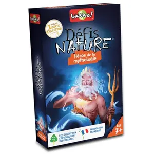 Jeu de cartes Bioviva Défis Nature Héros de la mythologie pas cher