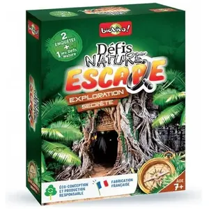 Jeu de cartes Bioviva Défis Nature Escape Exploration Secrète pas cher