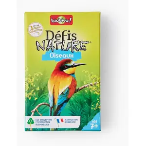 Jeu de société - BIOVIVA - Défis nature Oiseaux - Vert/Jaune - 2 joueu... pas cher