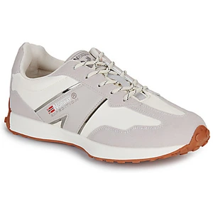 Lage Sneakers Geographical Norway OBELIN Beige pas cher