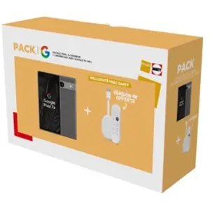 Smartphone Google Pack Pixel 7a 128Go Charbon 5G + CCTV 4K pas cher